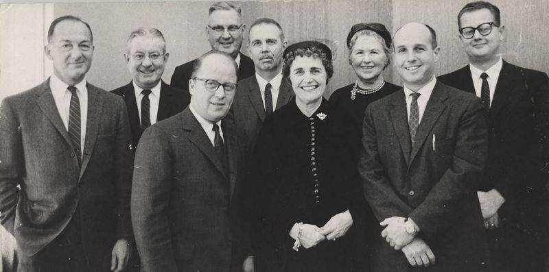 Members of Grand Valley's first Board of Control